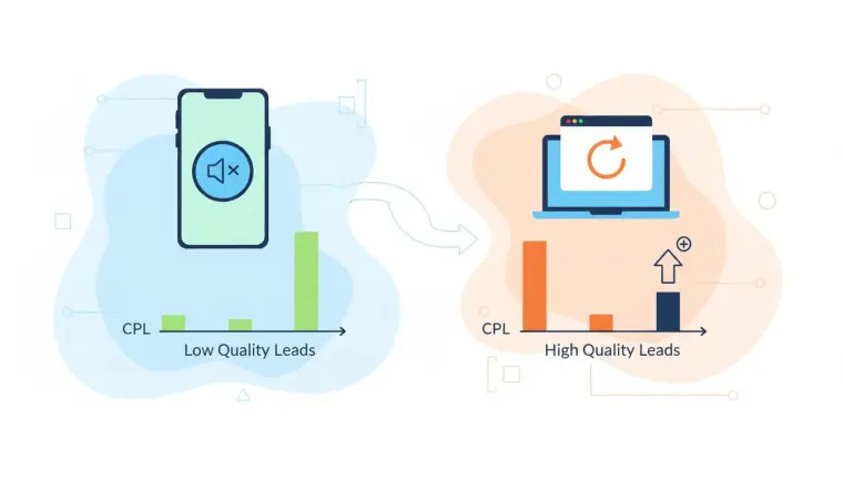 Facebook Lead Ads vs Website Conversions comparison