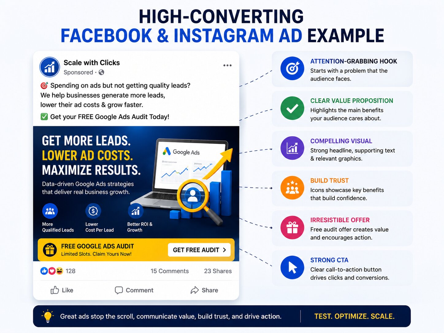 Facebook and Instagram Ad Creative Example
