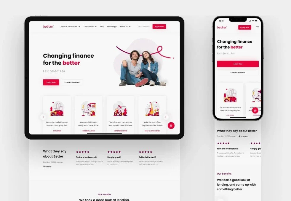 Mobile-friendly responsive website design for SEO